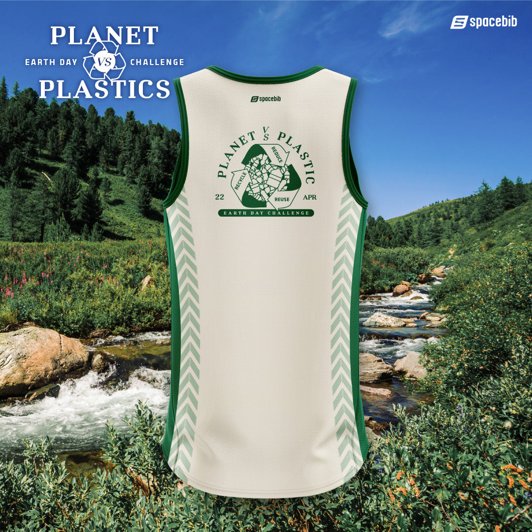 Earth Day Challenge 2025 Singlet Spacebib