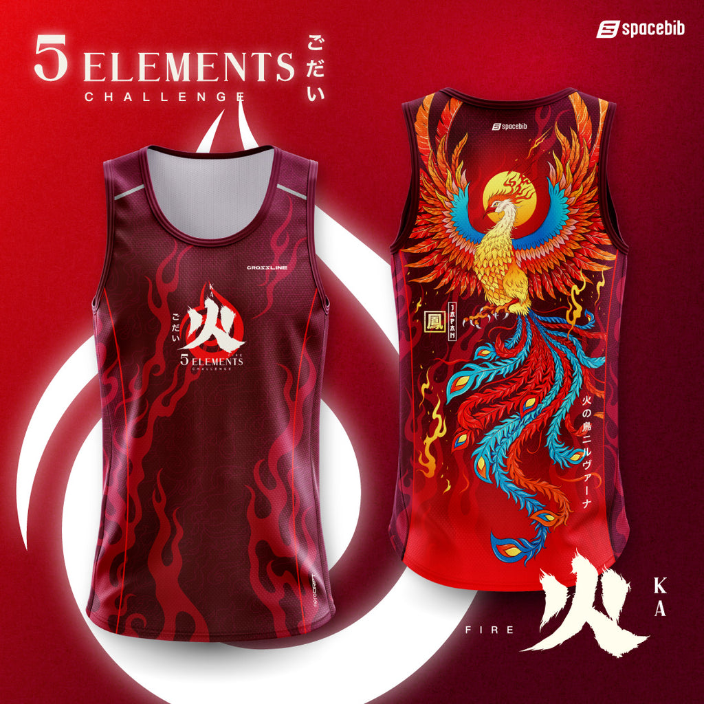 5 Elements Challenge:  Ka (火) Singlet