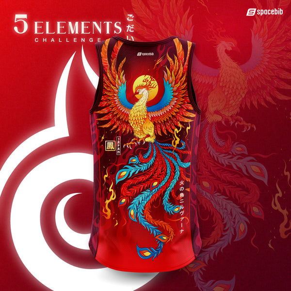 5 Elements Challenge:  Ka (火) Singlet