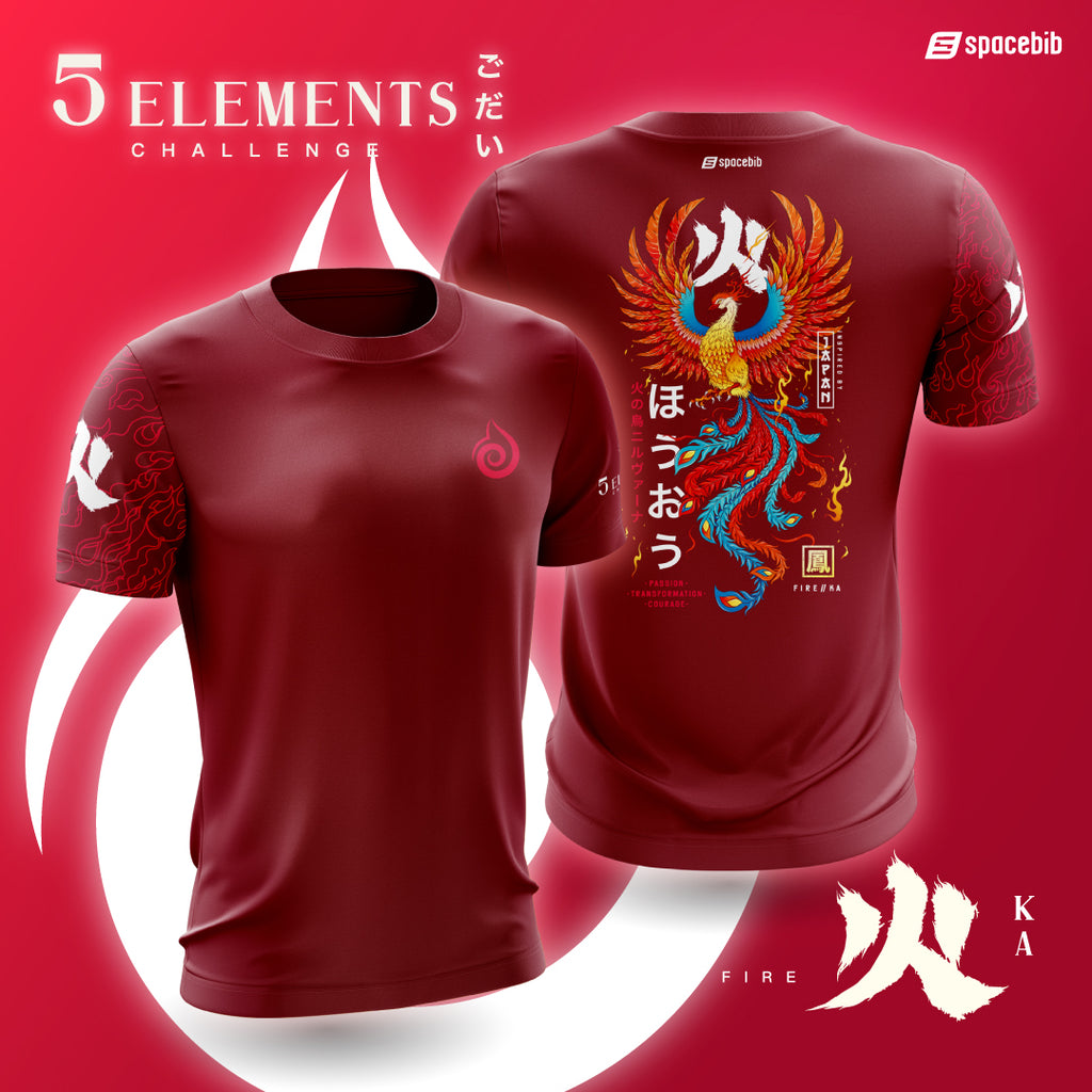 Ka (火) Fire Tee - 5 Elements Challenge